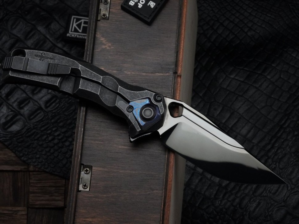 Integral RATAX collab (CKF, Marfione, Konygin) - BW handle, DLC mirror blade
