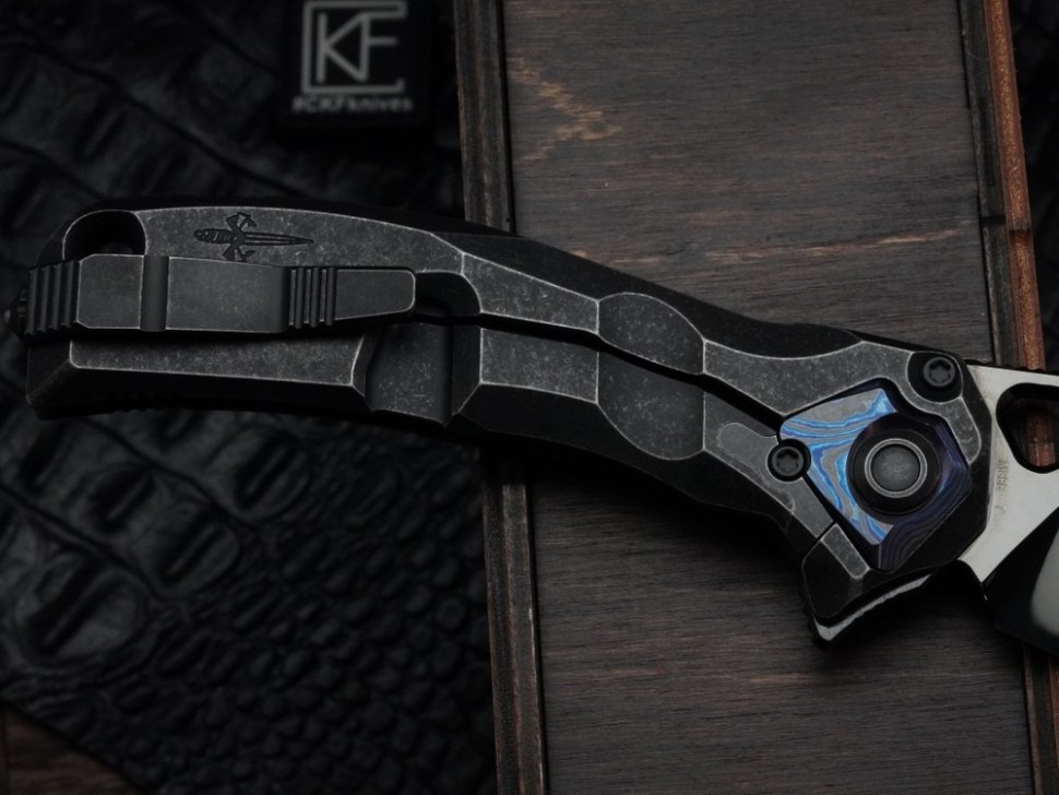 Integral RATAX collab (CKF, Marfione, Konygin) - BW handle, DLC mirror blade