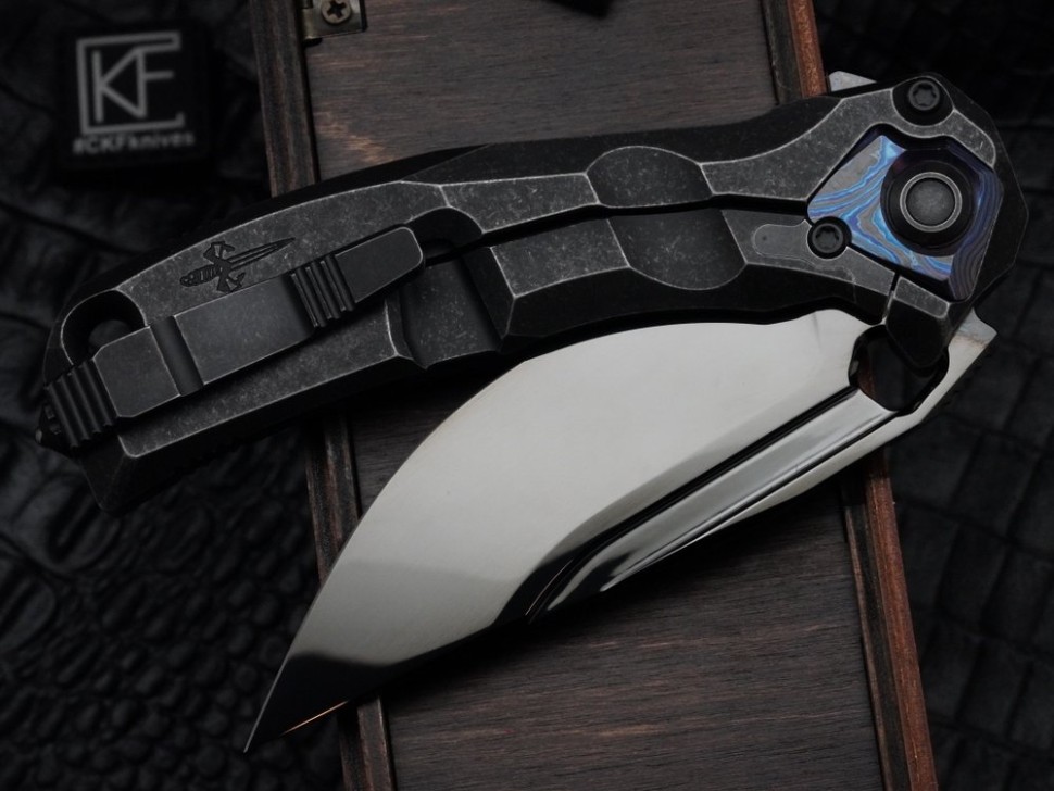 Integral RATAX collab (CKF, Marfione, Konygin) - BW handle, DLC mirror blade