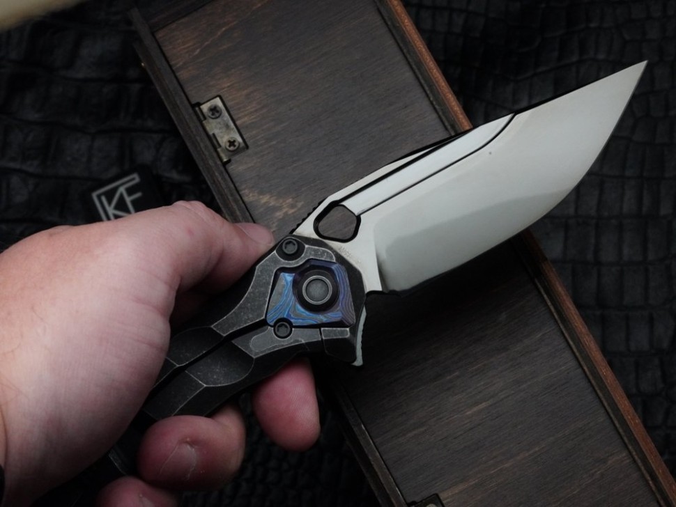 Integral RATAX collab (CKF, Marfione, Konygin) - BW handle, DLC mirror blade