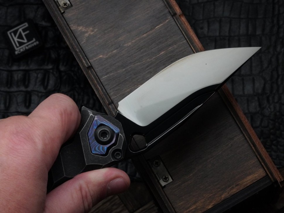 Integral RATAX collab (CKF, Marfione, Konygin) - BW handle, DLC mirror blade