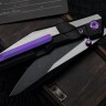 Poikilo Blade Komodo w/ Titanium Handles & Two Tone Dark Stonewash M398