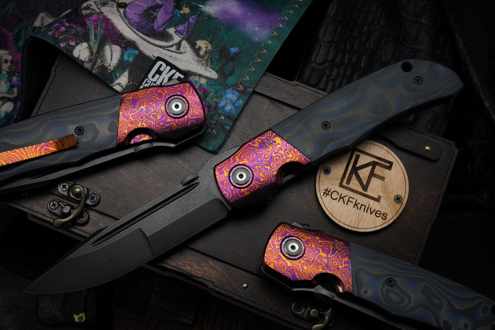 CKF/Bob Terzuola Eagle Rock -Timascus S90V-