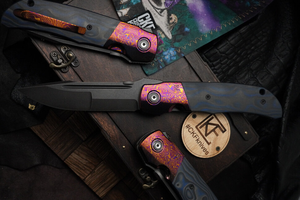 CKF/Bob Terzuola Eagle Rock -Timascus S90V-