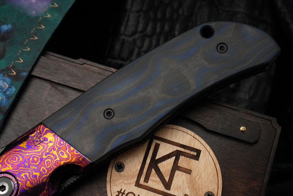 CKF/Bob Terzuola Eagle Rock -Timascus S90V-