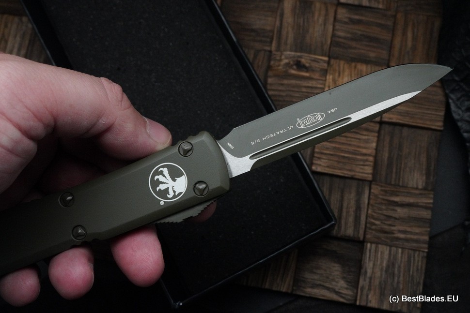 Microtech Ultratech Cerakote OD Green Single Edge 121-1COD