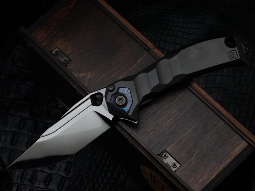 Integral RATAX collab (CKF, Marfione, Konygin) - BW handle, DLC mirror blade