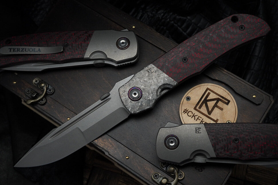 CKF/Bob Terzuola Eagle Rock -Crystal-Ti S90V Red-