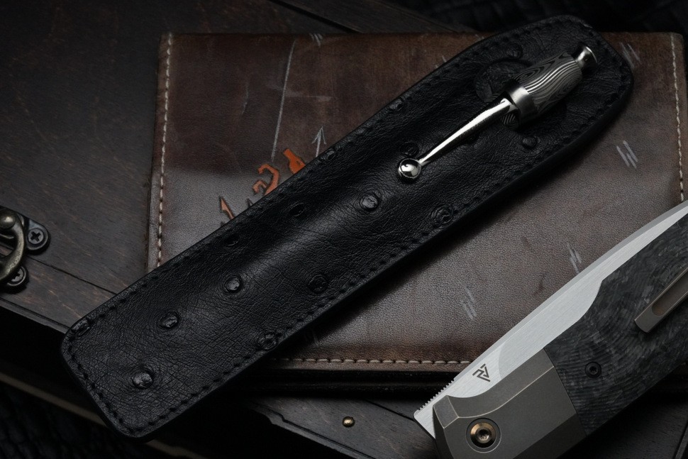 Streltsov luxury titanium pen -Hitori GF-