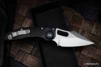 Microtech Borka Stitch Single Edge Stonewash Standard 169-10