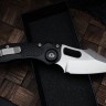 Microtech Borka Stitch Single Edge Stonewash Standard 169-10