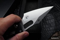 Microtech Knives Manual Stitch RAM LOK Fluted Black Aluminum &amp; M390MK 169RL-10FL