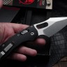 Microtech Knives Manual Stitch RAM LOK Fluted Black Aluminum & M390MK 169RL-10FL