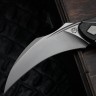 Poikilo Blade Thorny Devil w/ Titanium Black Fat Carbon Inlaid Handles & Pearlescent Stonewash M398