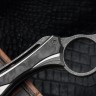Poikilo Blade Thorny Devil w/ Titanium Black Fat Carbon Inlaid Handles & Pearlescent Stonewash M398