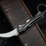 Poikilo Blade Thorny Devil w/ Titanium Black Fat Carbon Inlaid Handles & Pearlescent Stonewash M398