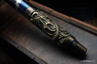 Streltsov luxury titanium-bronze pen -Ace Drakkar-