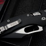 Microtech Knives Manual Stitch RAM LOK Fluted Black G-10 & Partial Serrated M390MK 169RL-11FLGTBK