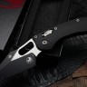 Microtech Knives Manual Stitch RAM LOK Fluted Black G-10 & Partial Serrated M390MK 169RL-11FLGTBK