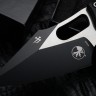 Microtech Knives Manual Stitch RAM LOK Fluted Black G-10 & Partial Serrated M390MK 169RL-11FLGTBK