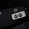 Microtech Knives Manual Stitch RAM LOK Fluted Black G-10 & Partial Serrated M390MK 169RL-11FLGTBK