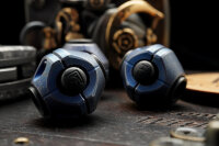 CKF/CPPRHD lanyard bead - THE CORE Ti Blue anodized -