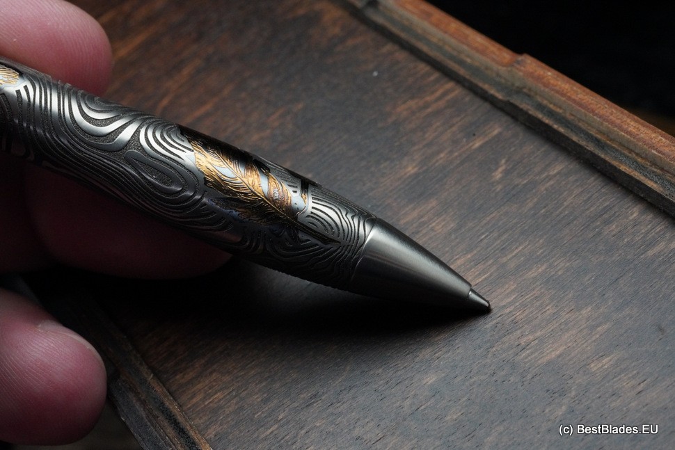 Streltsov luxury titanium pen -Amelia Scribe-