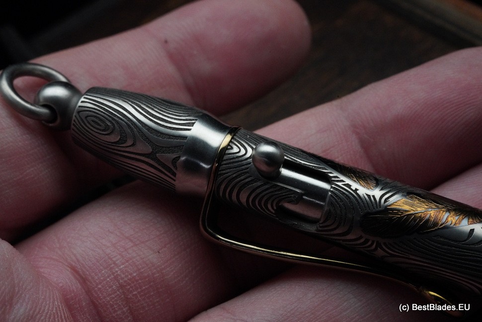 Streltsov luxury titanium pen -Amelia Scribe-