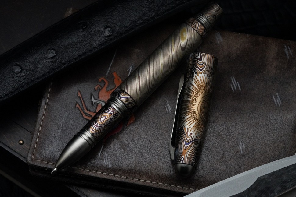 Streltsov luxury titanium pen -Ace DAM-