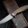 Shirogorov F95 ZERO BROWN (M390, Ti, MRBS)