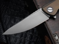 Shirogorov F95 ZERO BROWN (M390, Ti, MRBS)