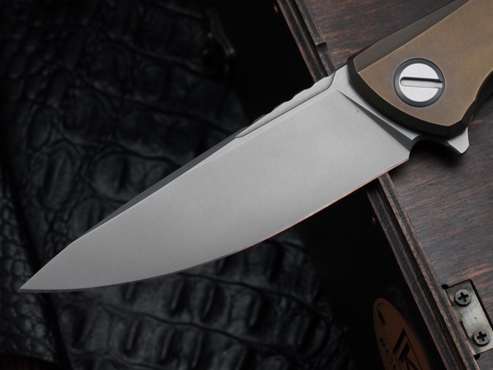 Shirogorov F95 ZERO BROWN (M390, Ti, MRBS)
