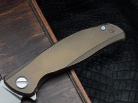 Shirogorov F95 ZERO BROWN (M390, Ti, MRBS)