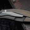 Shirogorov F95 ZERO BROWN (M390, Ti, MRBS)