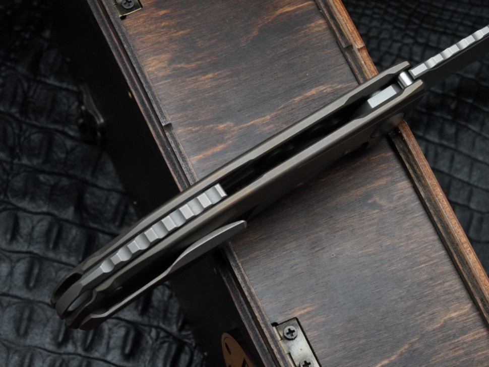 Shirogorov F95 ZERO BROWN (M390, Ti, MRBS)