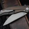 Shirogorov F95 ZERO BROWN (M390, Ti, MRBS)