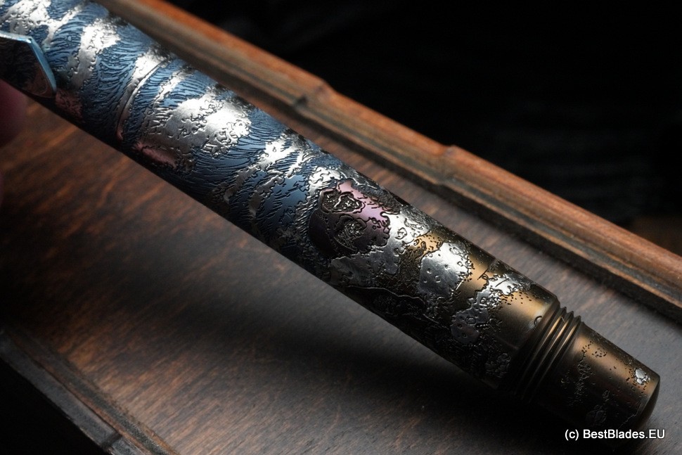 Streltsov luxury titanium pen -Ace Pirate-