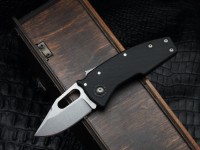 Demko Nano Shark w/ Black GRN Handles &amp; Shark Foot AUS10A