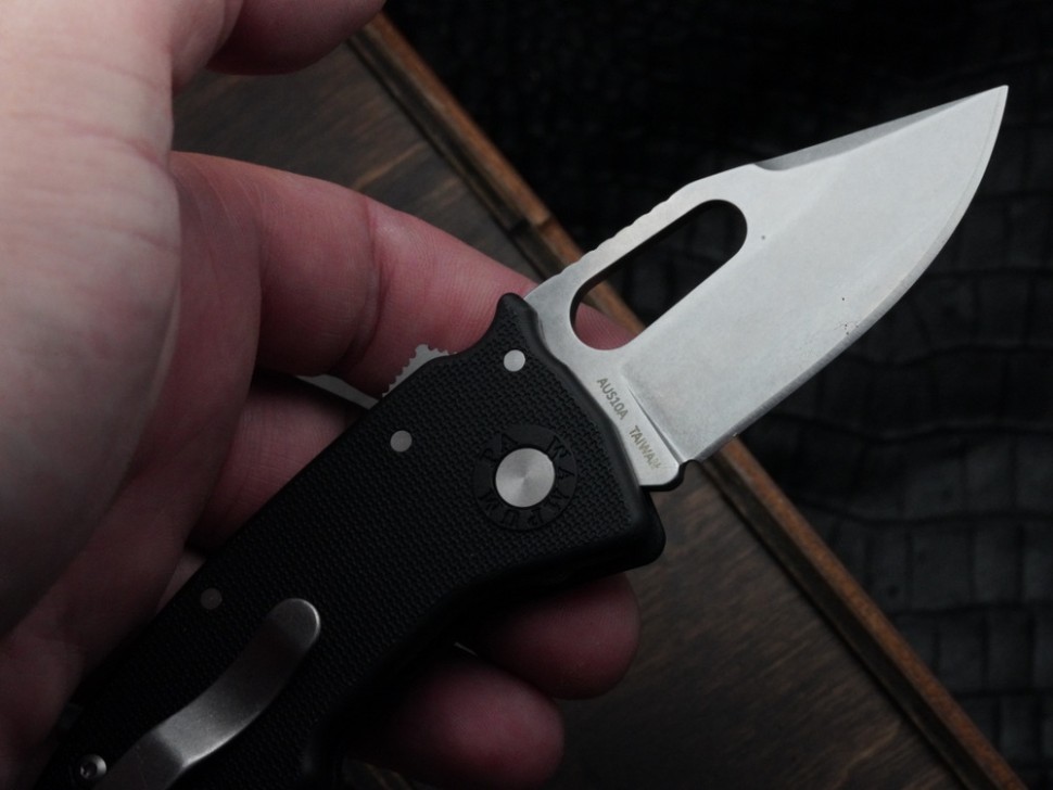 Demko Nano Shark w/ Black GRN Handles & Shark Foot AUS10A