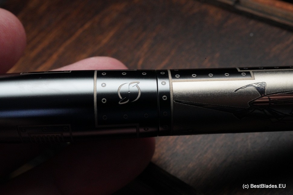 Streltsov luxury titanium pen -Ace Shark Black-