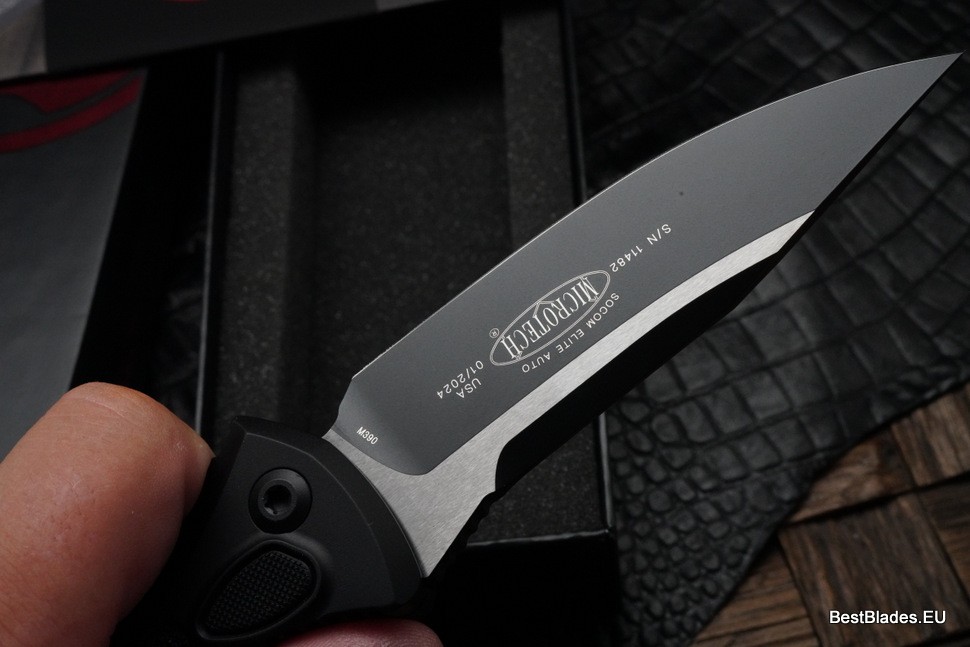 Microtech Socom Elite S/E Auto Black Tactical Standard 160A-1T