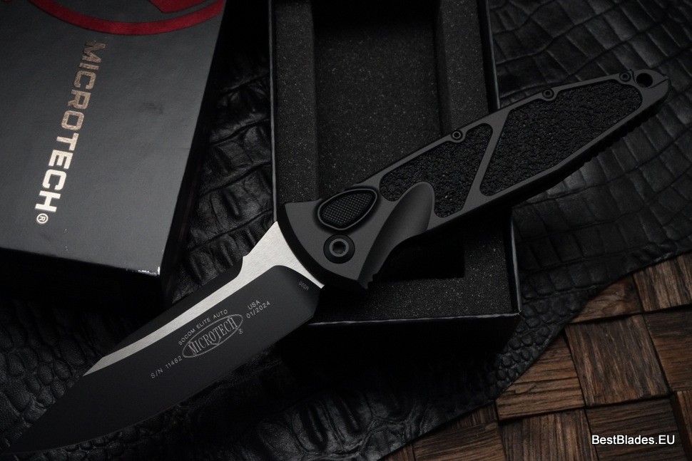 Microtech Socom Elite S/E Auto Black Tactical Standard 160A-1T