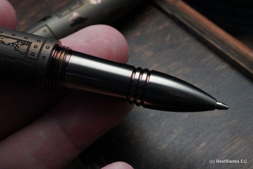 Streltsov luxury titanium pen -Ace Shark-