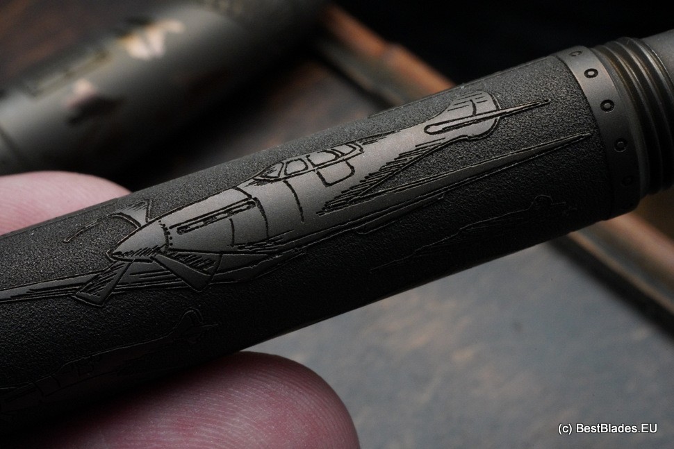 Streltsov luxury titanium pen -Ace Shark-