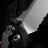 Microtech Socom Elite Single Edge Stonewash Partial Serrated Manual & Black 160-11