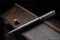 Streltsov luxury titanium pen -Hitori Damask-