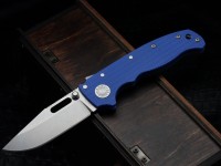 Demko Knives AD20.5 Clip Point 20CV G10 Blue