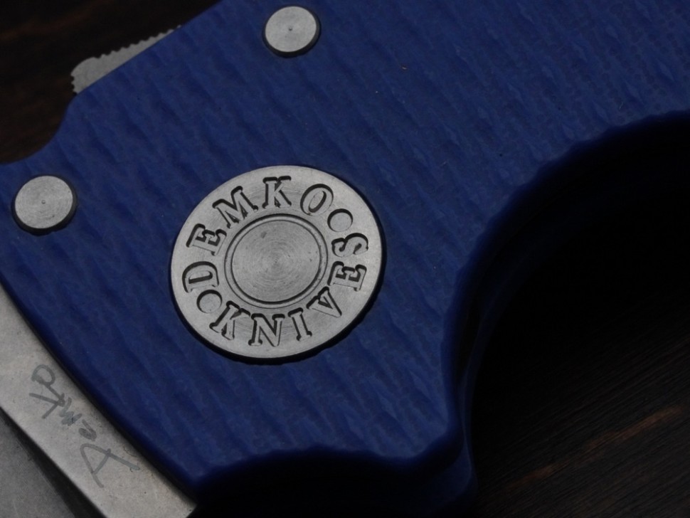 Demko Knives AD20.5 Clip Point 20CV G10 Blue