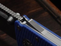 Demko Knives AD20.5 Clip Point 20CV G10 Blue