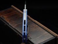 Demko Knives AD20.5 Clip Point 20CV G10 Blue